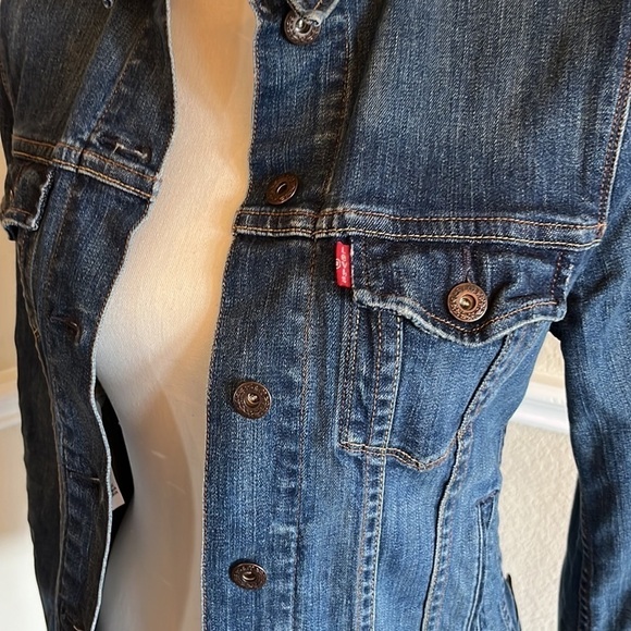 Levi’s Denim Trucker Jacket Size S - Picture 5 of 16